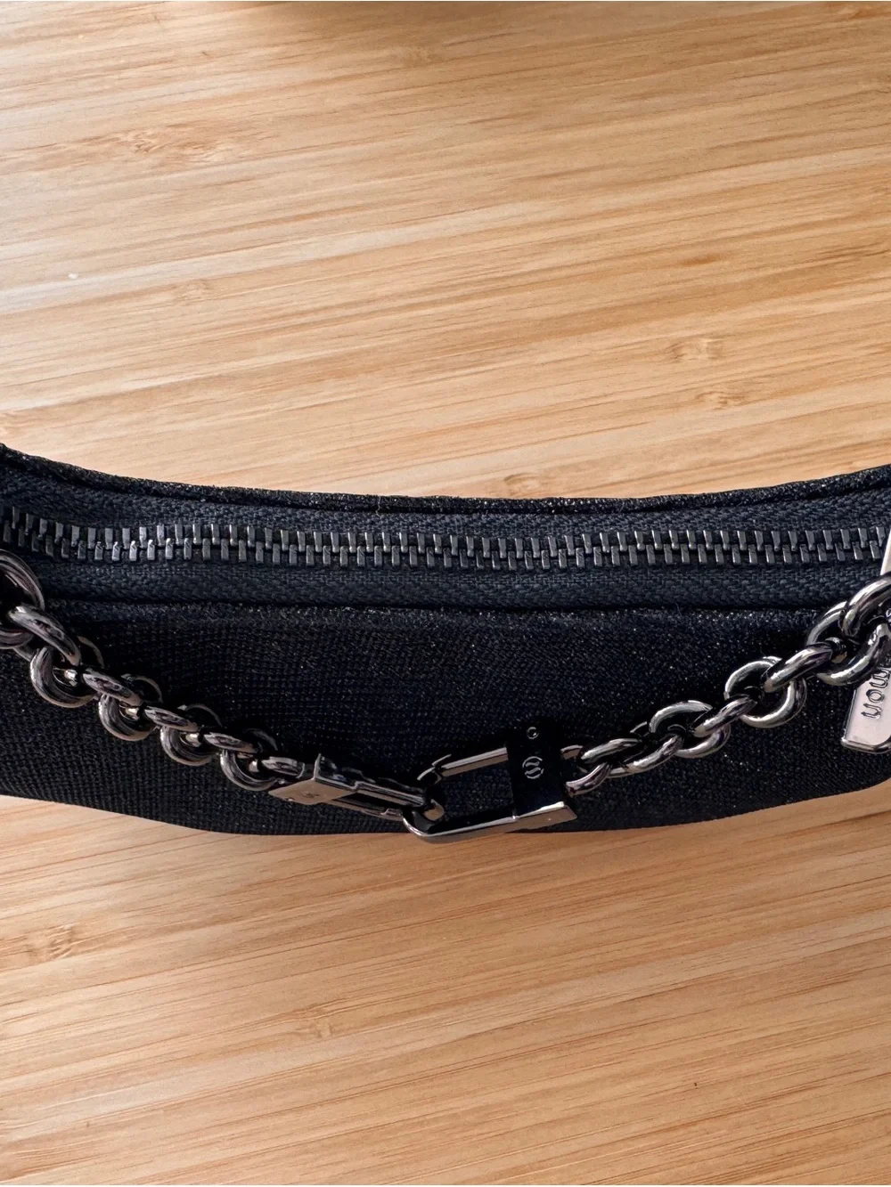Lululemon City Essentials Nano Glitter Shoulder Bag Black